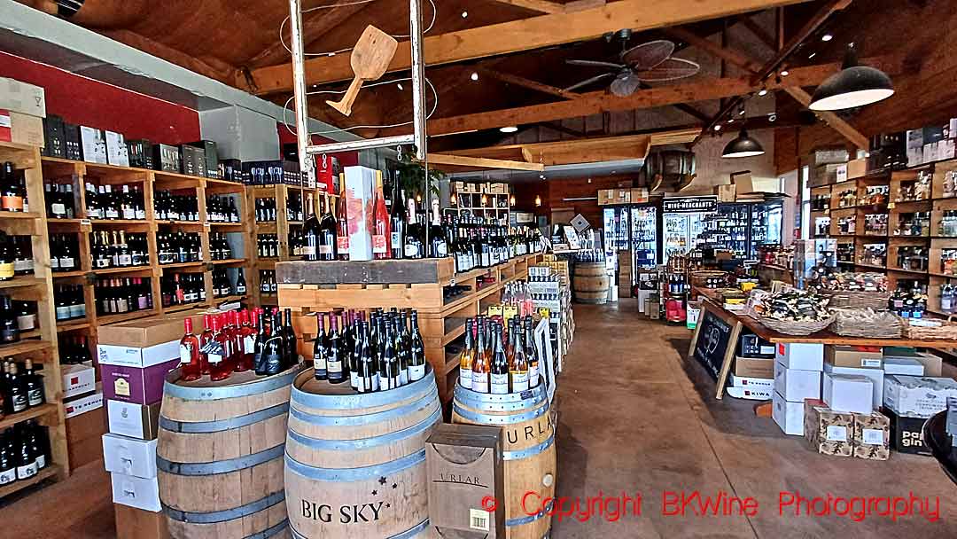 A wine shop in Martinborough, New Zealand
