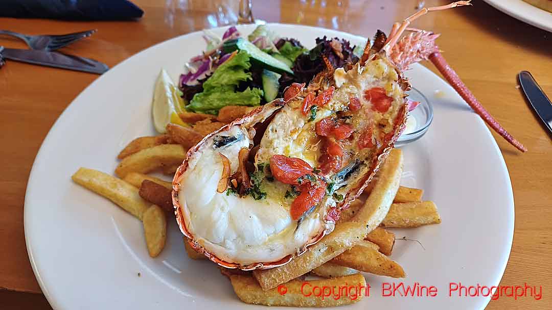 The New Zealand lobster (langouste) in Kaikoura, New Zealand