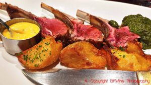 Lamb rack at a restaurant in Queenstown, New Zealand